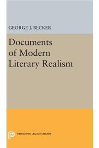 Documents of Modern Literary Realism