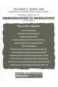 Primary Sources of Immigration and Migration in America