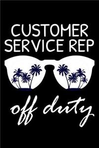 Customer Service Rep Off Duty