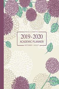 Weekly & Monthly 2019-2020 Academic Planner September-August