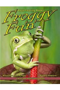 Adult Coloring Books Froggy Fun