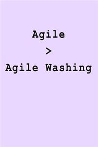 Agile > Agile Washing