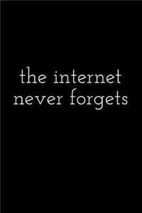 The Internet Never Forgets Journal