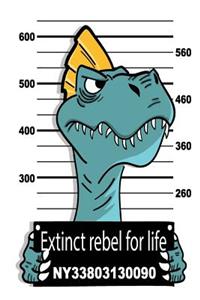 Dino Rebel - 2019 to 2020 Mid-Year Academic Journal With Mind Maps, Budget Planner, Goal Settings & Inspirational Quotes