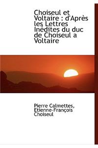 Choiseul Et Voltaire