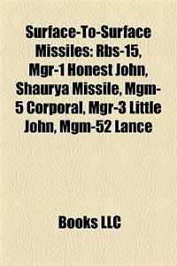 Surface-To-Surface Missiles Surface-To-Surface Missiles