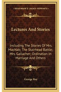 Lectures And Stories