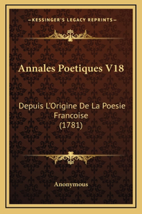 Annales Poetiques V18