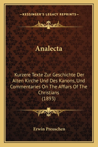 Analecta