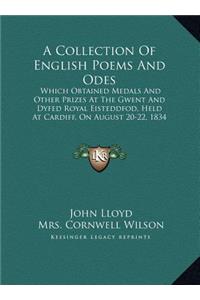 A Collection Of English Poems And Odes
