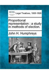 Proportional Representation