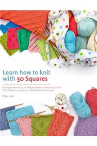 Learn How to Knit with 50 Squares