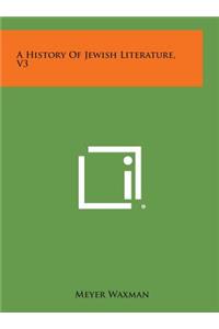 History of Jewish Literature, V3