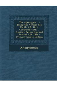 The Apocrypha ...