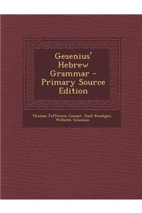 Gesenius' Hebrew Grammar