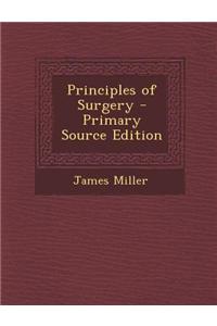 Principles of Surgery - Primary Source Edition