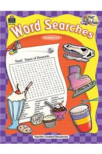 Start to Finish: Word Searches Grd 3-4