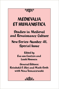 Medievalia Et Humanistica, No. 41