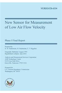 New Sensor for Measurement of Low Air Flow Velocity