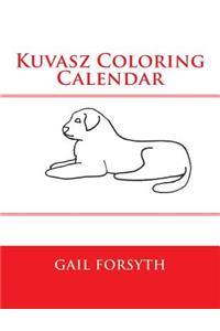 Kuvasz Coloring Calendar