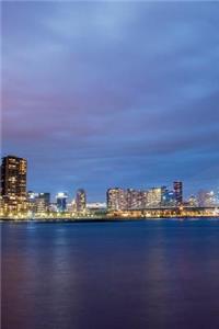 Rotterdam By Night Along Maas River Netherlands Journal