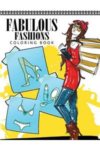 Fabulous Fashions coloring Book