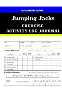 Jumping Jacks Exercise Activity Log Journal