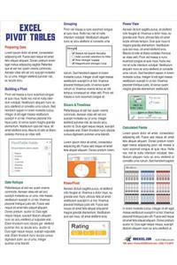 Excel Pivot Tables Laminated Tip Card