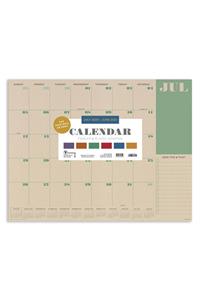 Cal 2021- Kraft Academic Year Desk Pad