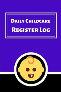 Daily Childcare Register Log