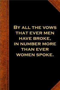 2020 Daily Planner Shakespeare Quote Vows Men Broke 388 Pages