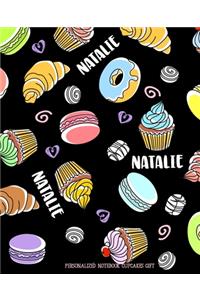Natalie Personalized Notebook Cupcakes Gift