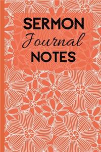 Sermon Notes Journal