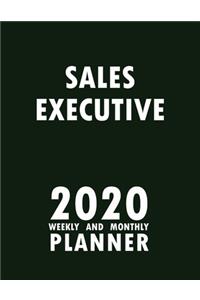 Sales Executive 2020 Weekly and Monthly Planner