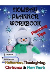 Holiday Planner Workbook Planning Tips, Halloween, Thanksgiving, Christmas & New Years