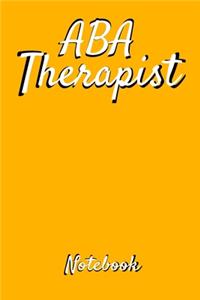 ABA Therapist Notebook