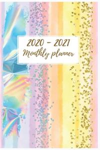 Monthly Planner 2020-2021