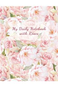 My Daily Notebook with Roses