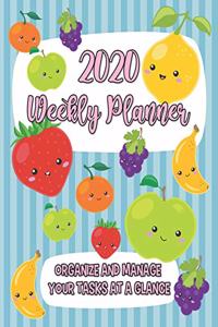 2020 Weekly Planner Organize And Manage Your Tasks At A Glance