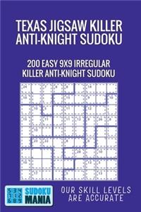 Texas Jigsaw Killer Anti-Knight Sudoku