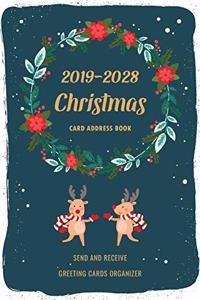 2019-2028 Christmas Card Address Book
