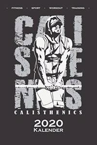 Calisthenics Fitness Workout Kalender 2020