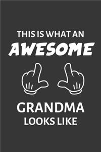 This Is What An Awesome Grandma Looks Like Notebook