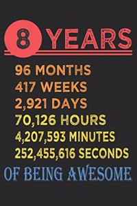 8 Years Of Being Awesome