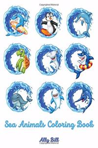 Sea Animals Coloring Book