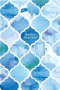 Bullet Journal: Awesome Designer Bullet Journal - 120-Page 1/2 Inch Dot Grid Trendy Pattern Notebook - 6 X 9 Perfect Bound Paperback