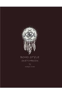 Boho style sketchbook by magic lover