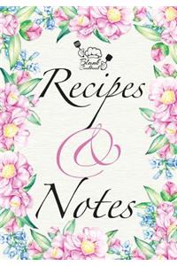 Blank Cookbook Recipes & Notes