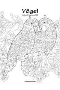 Vögelmalbuch für Erwachsene 1 & 2