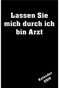 Arzt Kalender 2019
